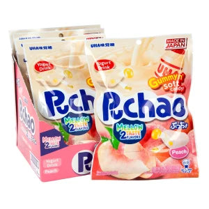 PUCHAO YOGURT & PEACH CHEWY CANDY 3.53 OZ - VGMX