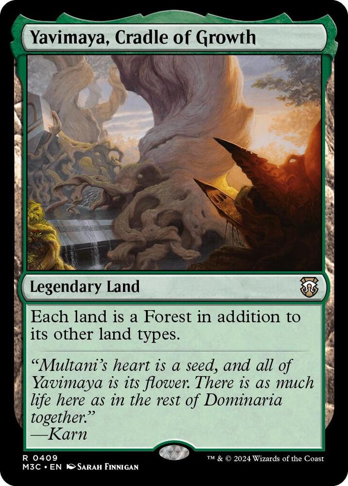 Yavimaya, Cradle of Growth - Commander: Modern Horizons 3 - VGMX
