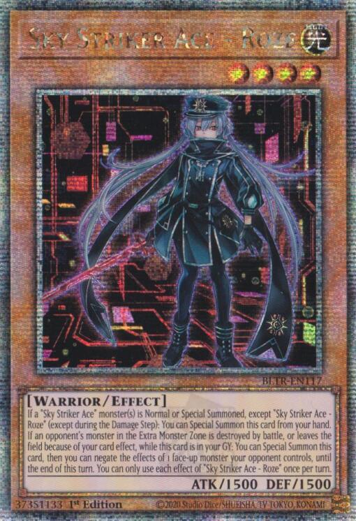 Yu-Gi-Oh!: Sky Striker Ace - Roze (Alternate Art) (Quarter Century Secret Rare) - Battles of Legend: Terminal Revenge