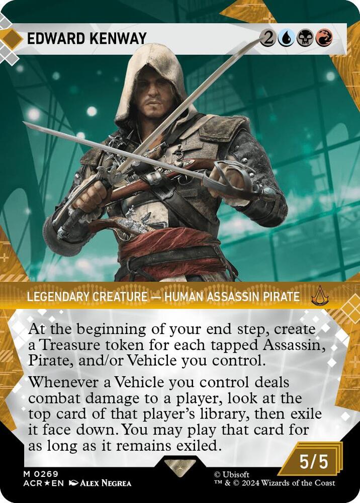 Edward Kenway (Showcase) (Textured Foil) - Universes Beyond: Assassin's Creed