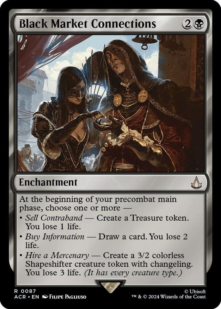 Magic: The Gathering: Black Market Connections - Universes Beyond: Assassin's Creed - VGMX