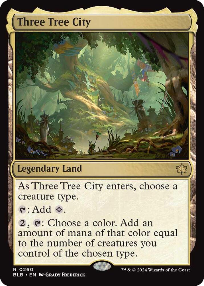 Three Tree City (Foil) - Bloomburrow