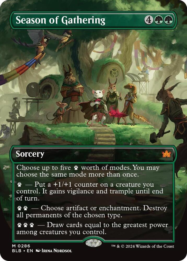 Magic: The Gathering: Season of Gathering (Borderless) - Bloomburrow - VGMX