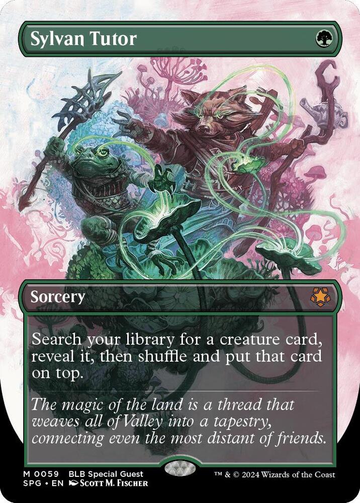 Magic: The Gathering: Sylvan Tutor (Borderless) - Special Guests - VGMX