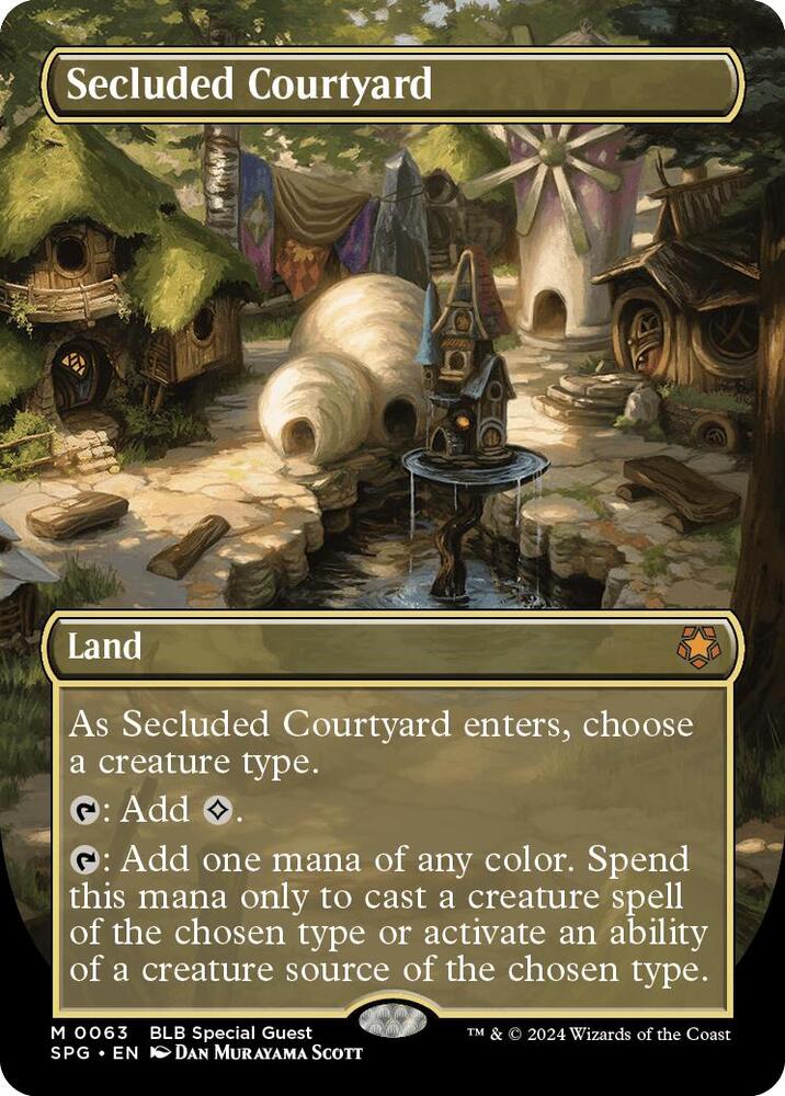 Magic: The Gathering: Secluded Courtyard (Borderless) - Special Guests - VGMX