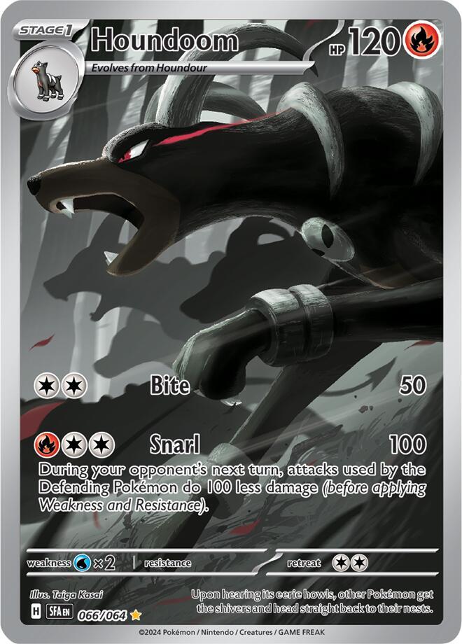 Pokemon: Houndoom 066/064 - Shrouded Fable - VGMX