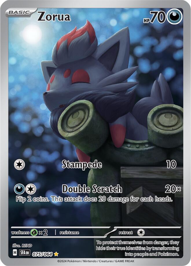 Pokemon: Zorua 075/064 - Shrouded Fable - VGMX