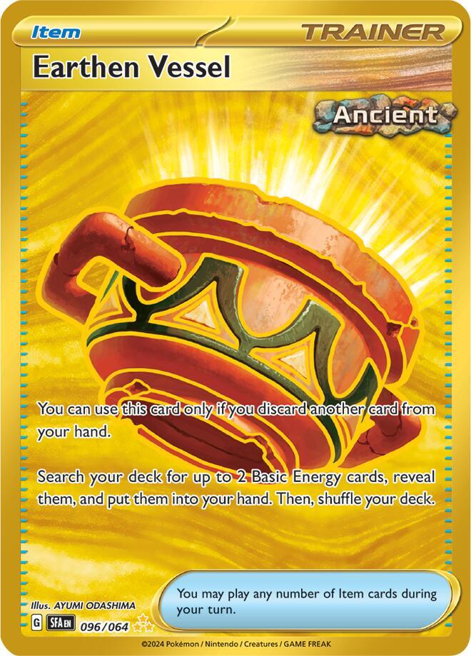 Pokemon: Earthen Vessel 096/064 - Shrouded Fable - VGMX