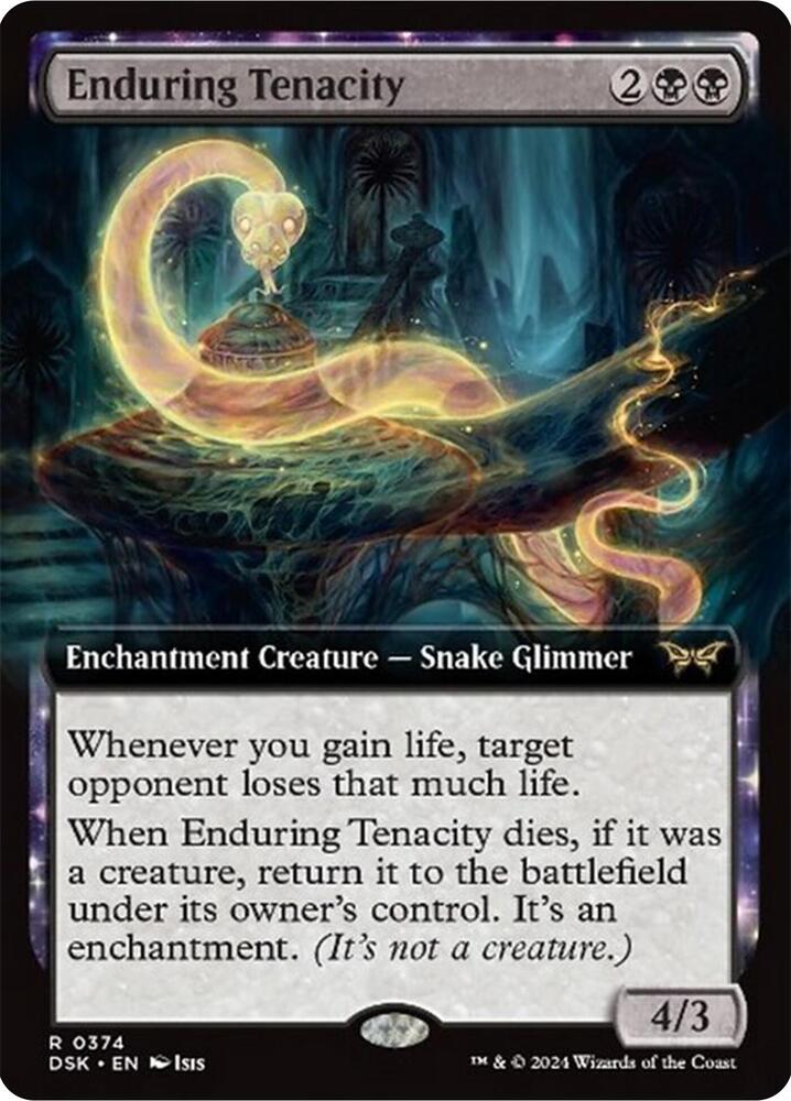 Magic: The Gathering: Enduring Tenacity (Extended Art) - Duskmourn: House of Horror - VGMX