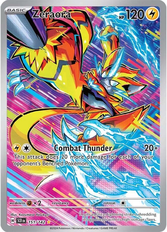 Pokémon: Zeraora - 151/142 - SV07: Stellar Crown - VGMX