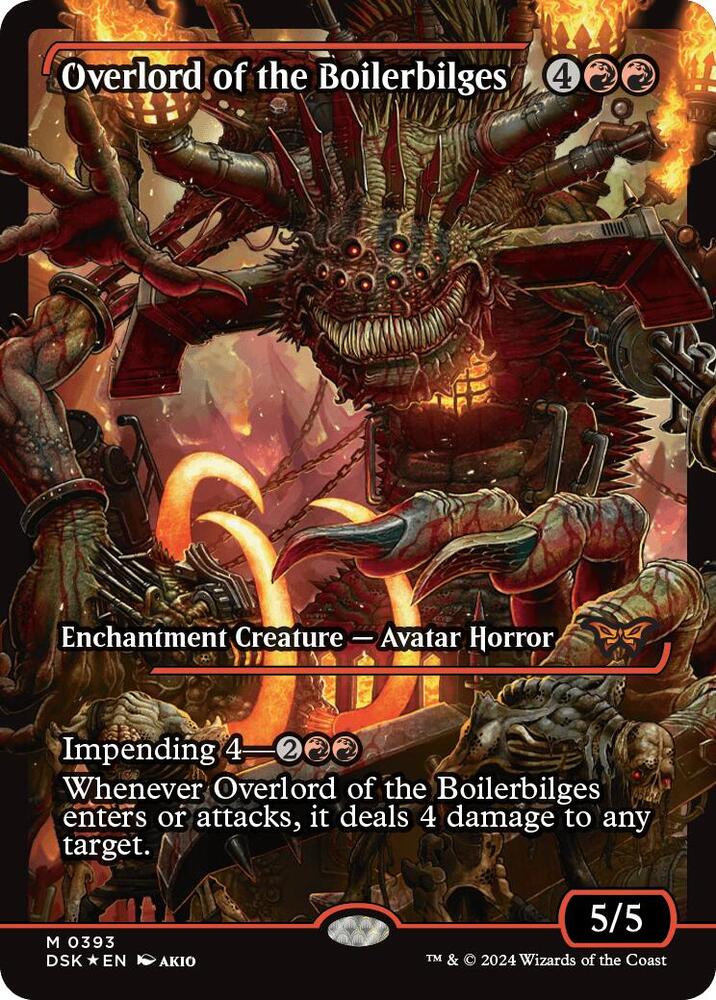 Overlord of the Boilerbilges (Foil) (Japan Showcase) - Duskmourn: House of Horror