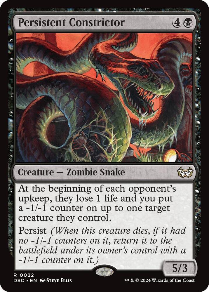 Magic: The Gathering: Persistent Constrictor - Commander: Duskmourn: House of Horror - VGMX