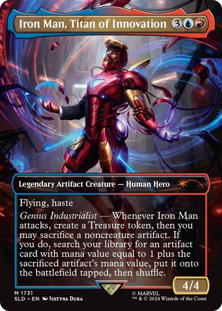 Iron Man, Titan of Innovation (Rainbow Foil) - Secret Lair Drop Series