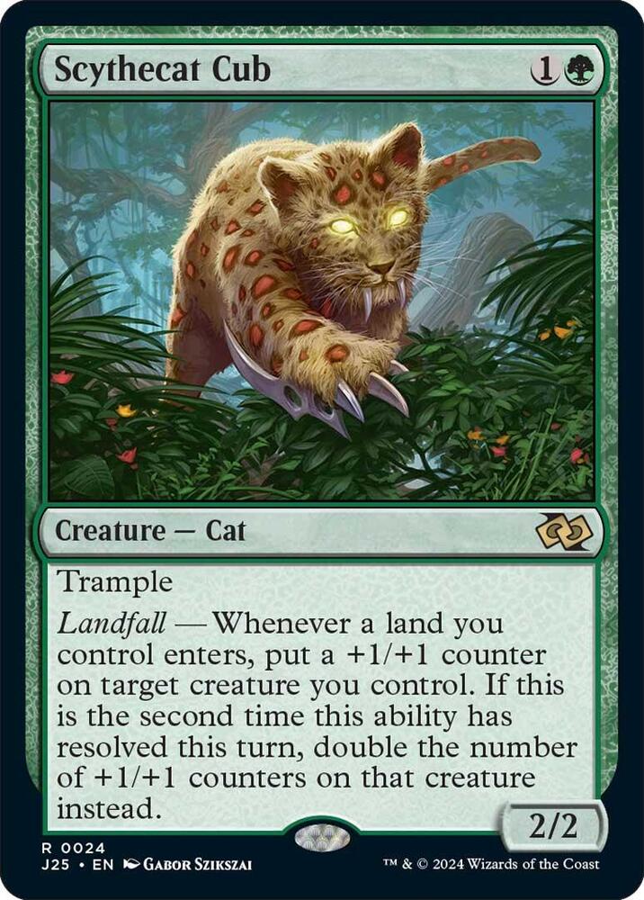 Magic: The Gathering: Scythecat Cub - Foundations Jumpstart - VGMX