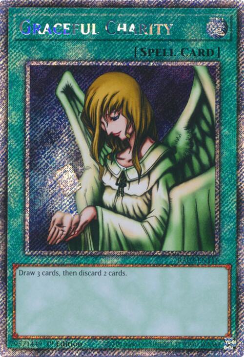 Yu-Gi-Oh!: Graceful Charity (Platinum Secret Rare) - Quarter Century Bonanza