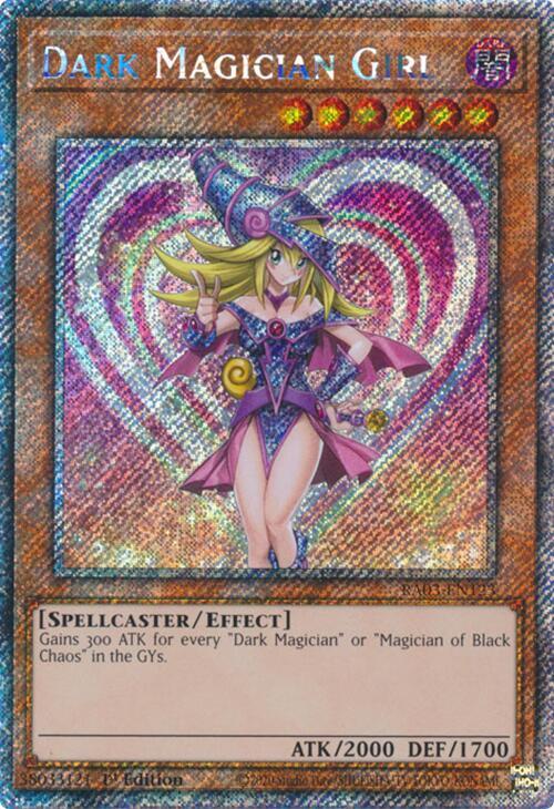 Dark Magician Girl (Platinum Secret Rare) (A) - Quarter Century Bonanza - VGMX