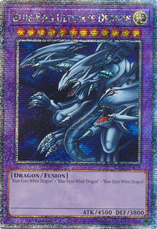 Yu-Gi-Oh!: Blue-Eyes Ultimate Dragon (Quarter Century Secret Rare) - Quarter Century Bonanza