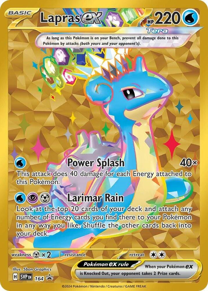 Pokémon: Lapras ex - 164 - SV: Scarlet & Violet Promo Cards - VGMX