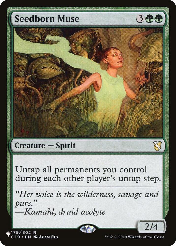 Magic: The Gathering: Seedborn Muse - Commander 2019 - VGMX