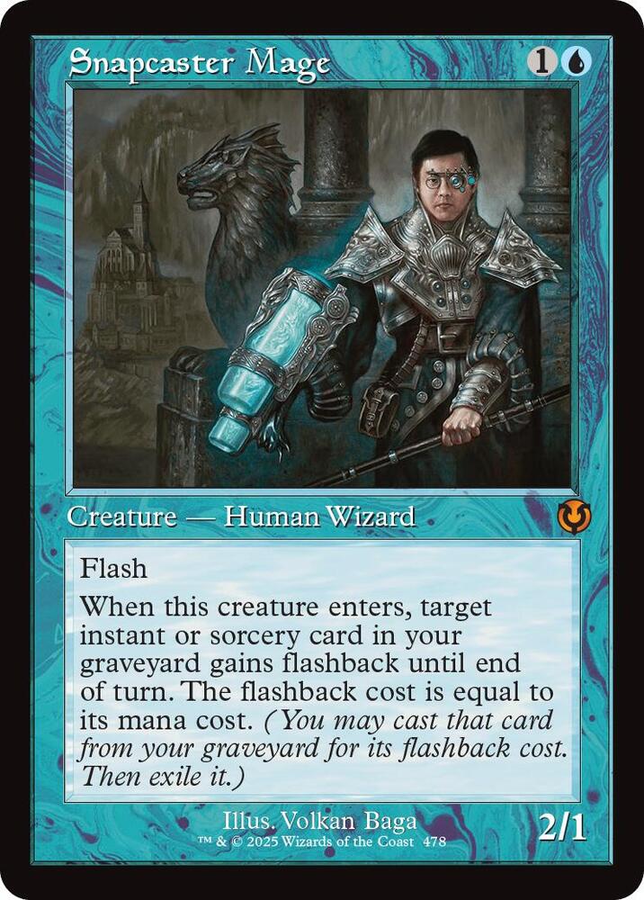 Magic: The Gathering: Snapcaster Mage (Retro Frame) - Innistrad Remastered - VGMX