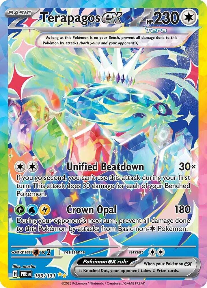 Pokémon: Terapagos ex - 169/131 - SV: Prismatic Evolutions - VGMX