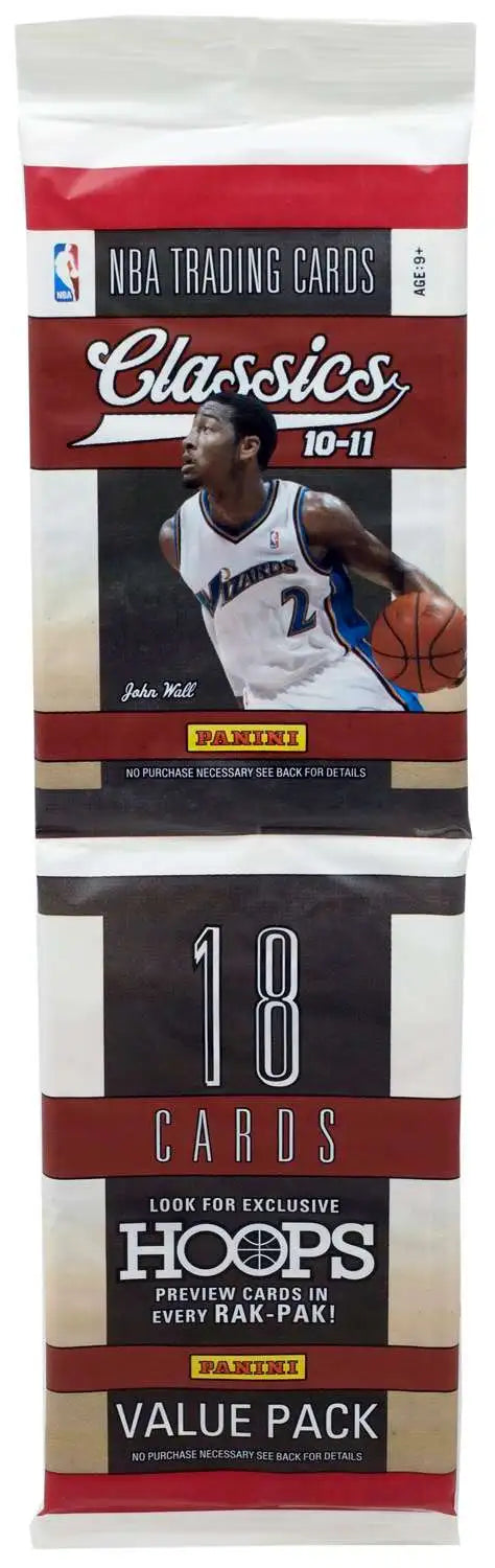 2010/11 Panini Classics Basketball Retail Rack Pack