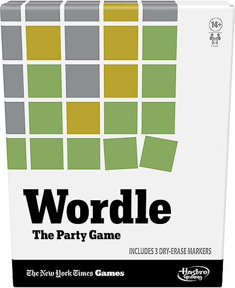 Wordle The Party Game for 2-4 Players, Official Wordle Board Game Inspired by New York Times