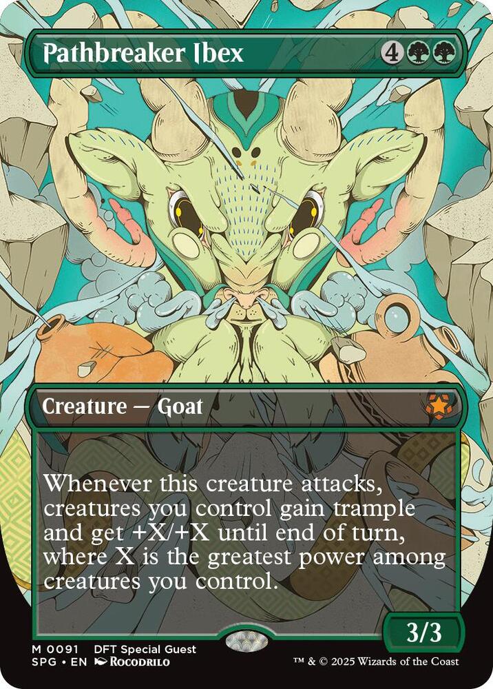 Magic: The Gathering: Pathbreaker Ibex (Borderless) - Special Guests - VGMX
