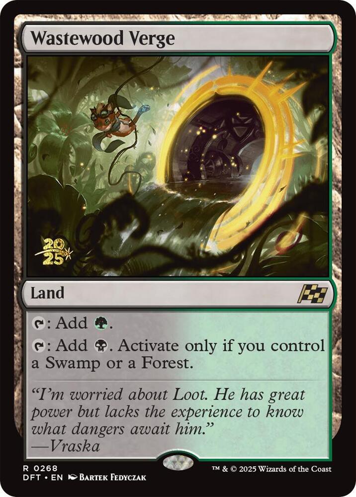 Magic The Gathering: Wastewood Verge - Prerelease Cards - VGMX