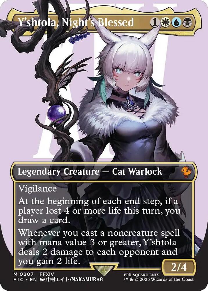 Magic: The Gathering: Y'shtola, Night's Blessed (Borderless) - Commander: FINAL FANTASY