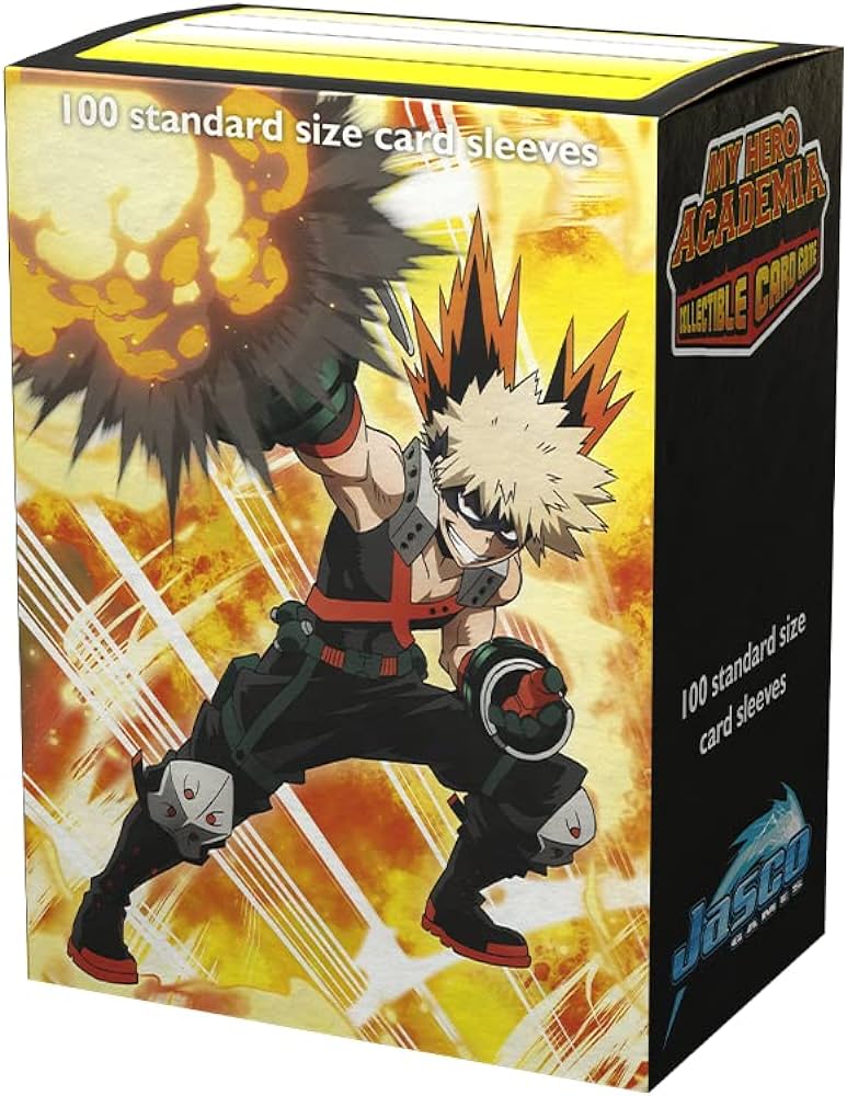 Dragon Shield MHA Bakugo Explode Art Sleeves (100)