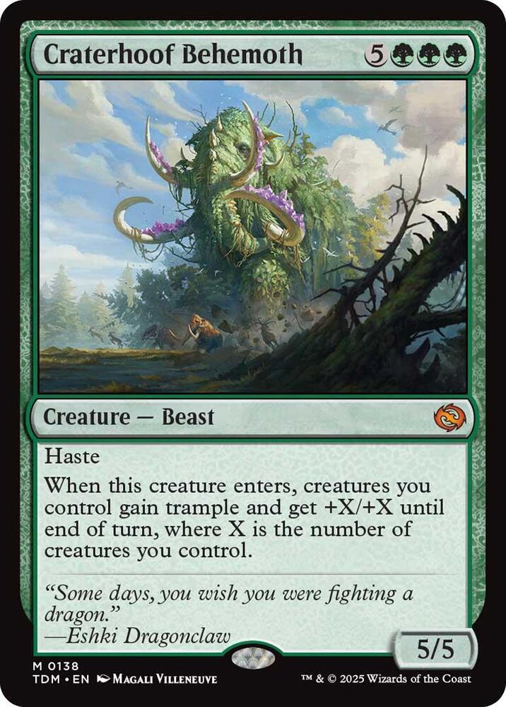 Magic: The Gathering: Craterhoof Behemoth - Tarkir: Dragonstorm - VGMX