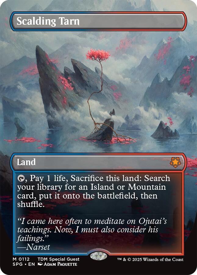 Magic: The Gathering: Scalding Tarn (Borderless) - Special Guests - VGMX