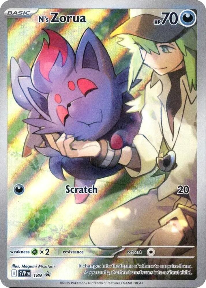 Pokémon: N's Zorua - 189 - SV: Scarlet & Violet Promo Cards - VGMX
