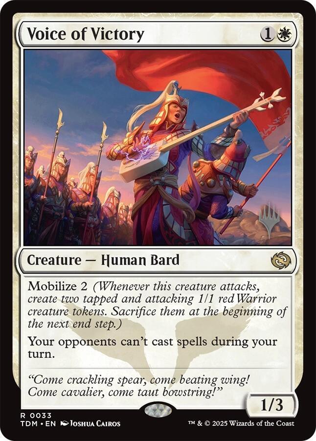 Magic: The Gathering: Voice of Victory - Promo Pack: Tarkir: Dragonstorm - VGMX