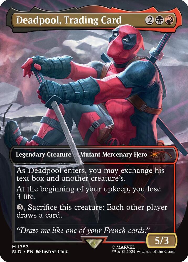 Magic: The Gathering: Deadpool, Trading Card (1753) - Secret Lair Drop Series