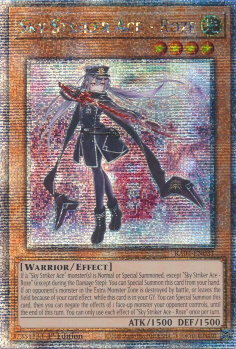 Yu-Gi-Oh!: Sky Striker Ace - Roze (Quarter Century Secret Rare) - Quarter Century Stampede - VGMX