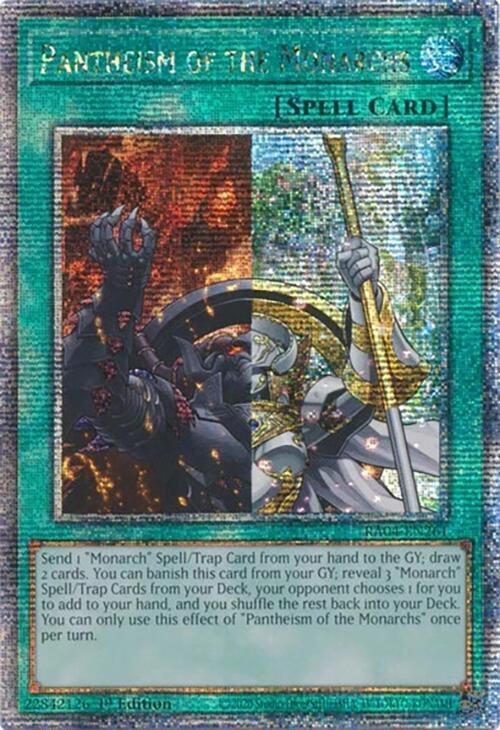 Yu-Gi-Oh!: Pantheism of the Monarchs (Quarter Century Secret Rare) - Quarter Century Stampede - VGMX