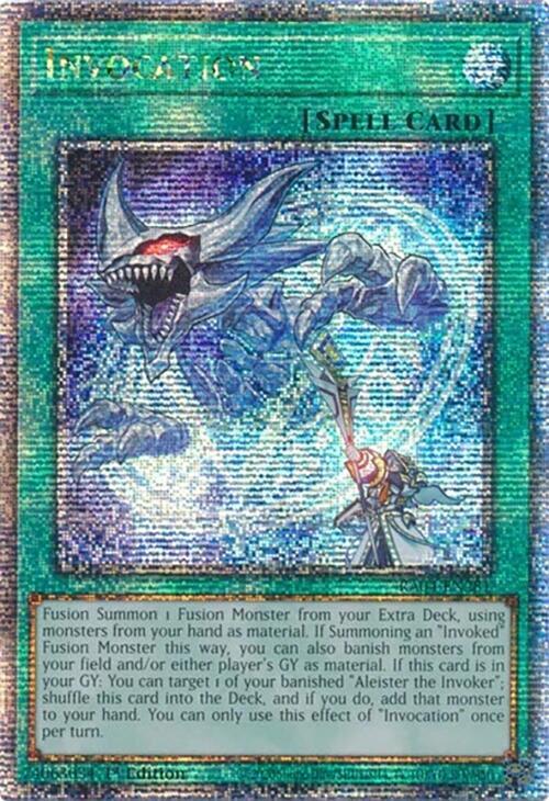 Yu-Gi-Oh!: Invocation (Quarter Century Secret Rare) - Quarter Century Stampede - VGMX