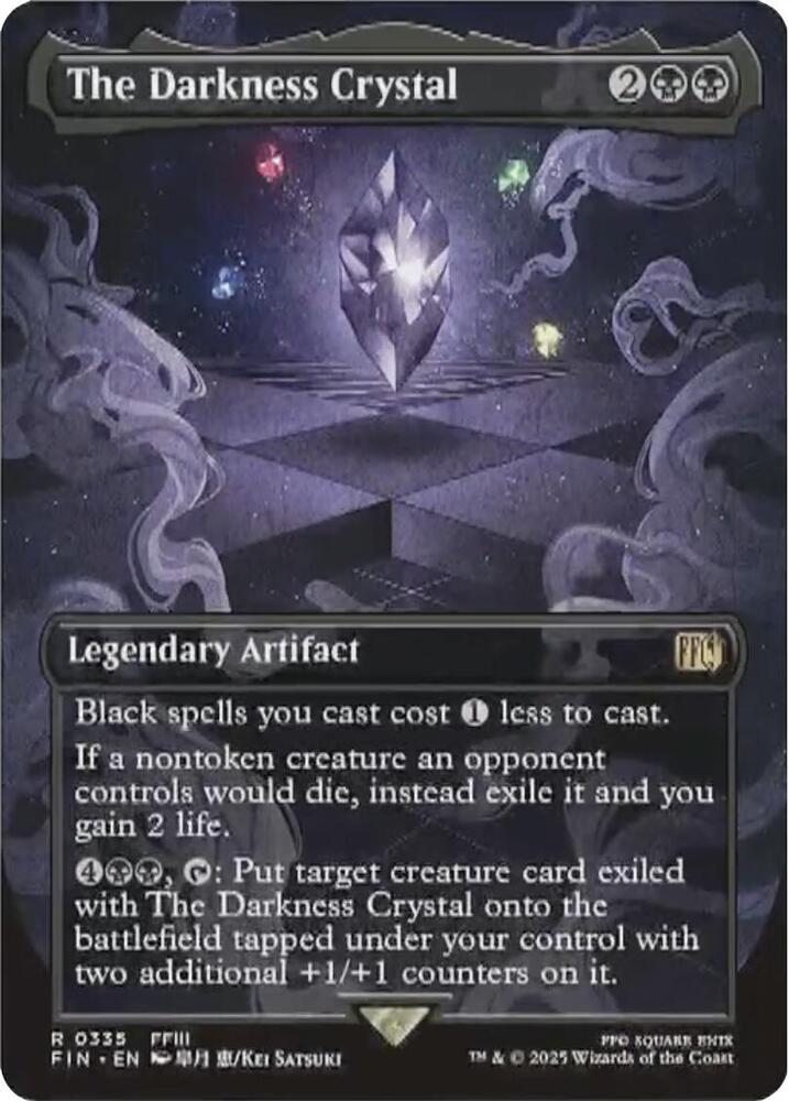 Magic: The Gathering: The Darkness Crystal (Borderless) - FINAL FANTASY - VGMX