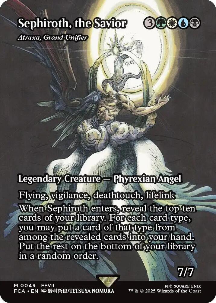 Magic: The Gathering: Sephiroth, the Savior - Atraxa, Grand Unifier (Showcase) - FINAL FANTASY: Through the Ages - VGMX