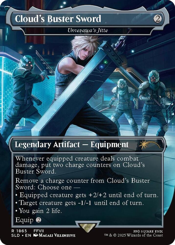 Magic: The Gathering: Cloud's Buster Sword - Umezawa's Jitte - Secret Lair Drop Series - VGMX