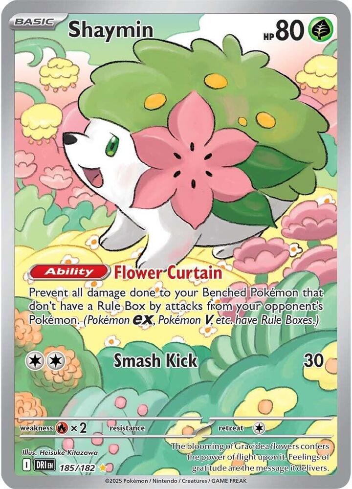 Pokémon: Shaymin - 185/182 - SV10: Destined Rivals - VGMX