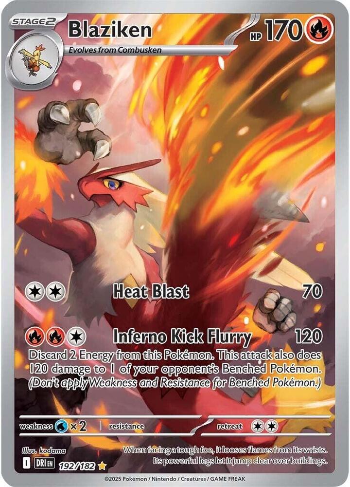 Pokemon: Blaziken 192/182 - Destined Rivals - VGMX