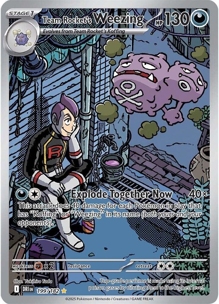 Pokémon: Team Rocket's Weezing - 199/182 - Destined Rivals - VGMX