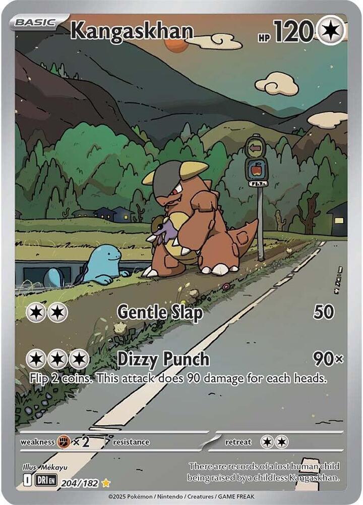 Pokemon: Kangaskhan - 204/182 - SV10: Destined Rivals - VGMX