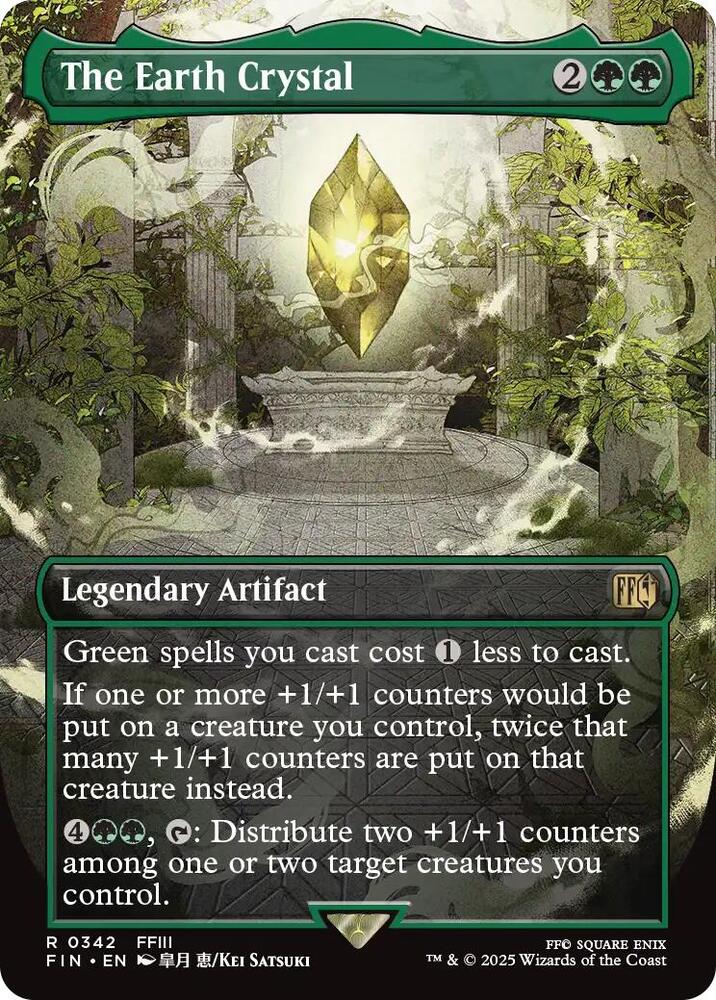 Magic: The Gathering: The Earth Crystal (Borderless) - Final Fantasy - VGMX