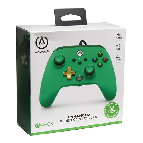 Power A Enhanced Wired Controller Series X/ S - Green