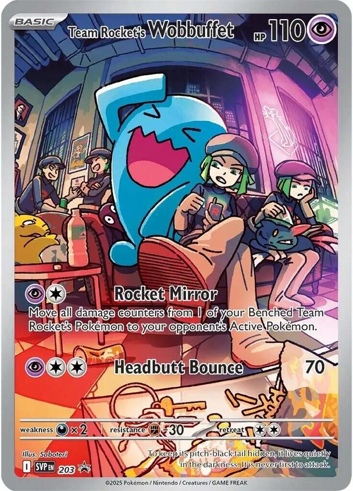 Pokémon: Team Rocket's Wobbuffet - SV: Scarlet & Violet Promo Cards - VGMX
