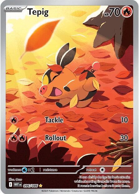 Pokémon: Tepig - 096/086 - SV: White Flare - VGMX